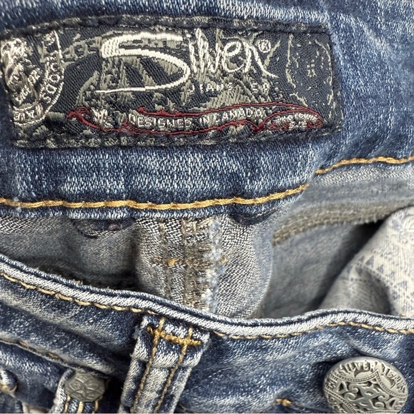 Silver Jeans Women's Skinny Jeans - Light Blue - Picture 7 of 12